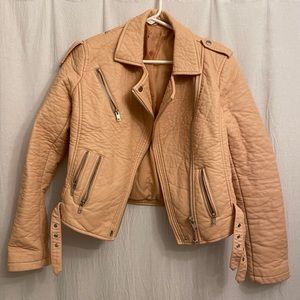 Forever 21 tan “leather” jacket